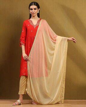 biba Women Embellished Dupatta-picture-41