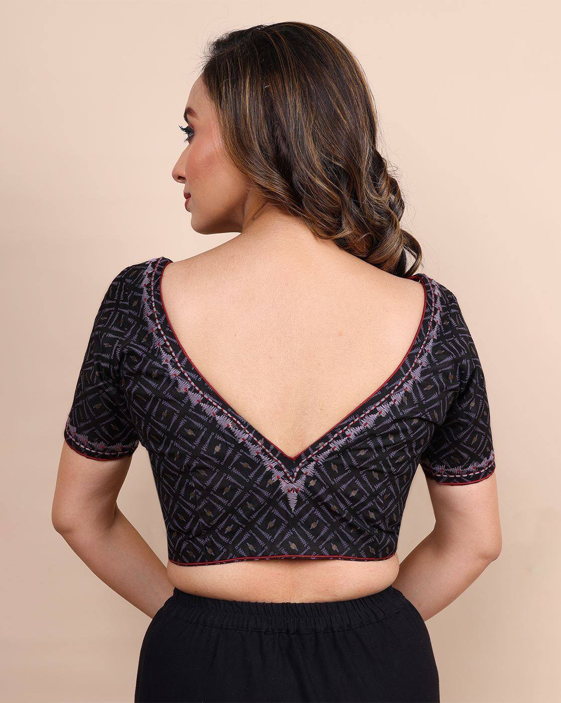 Buy RENE Women Printed Front Open Blouse Online | Ajio.com