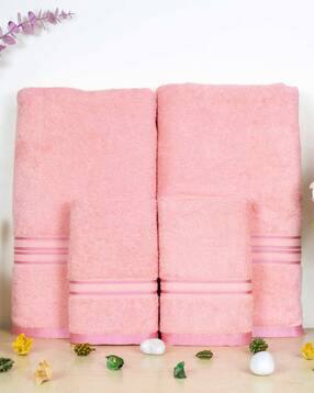 Set of 4 Super-Absorption Hand & Bath Towels-image-21