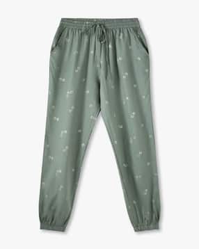 Girls Floral Print Relaxed Fit Joggers