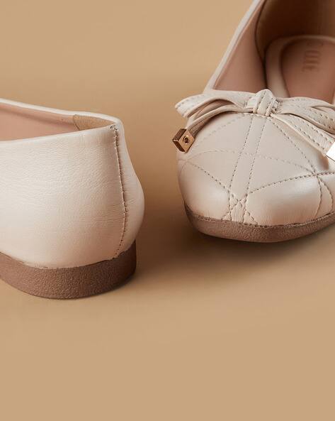 Dress Shoes Womens Flat Shoes On Sale Buy NUDE Flat Shoes For Women By MAX  Online