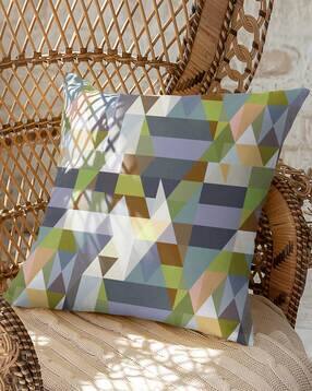 casableu Set of 2 Geometric Print Cushion Cover 16"x16"-picture-18