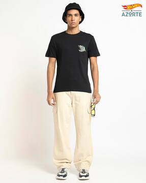 Buy Jet Black Tshirts for Men by Altheory Sport by AZORTE Online