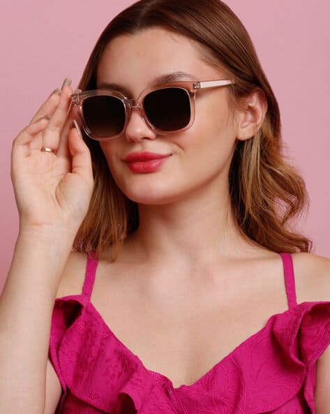 Women Square Circular Sunglasses