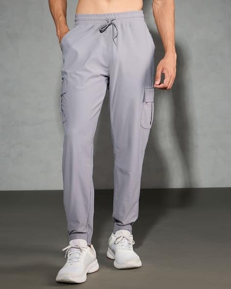 Men Slim Fit Sports Cargo Joggers