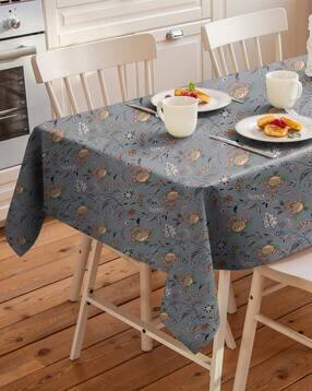 casableu Floral Print 6-seater Table Cover 72" x 52"-picture-17