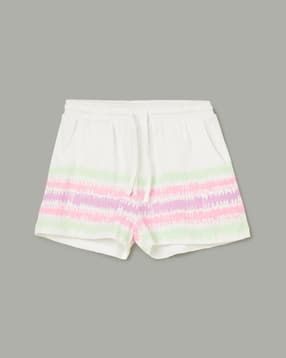 fame forever by lifestyle Girls Printed Regular Fit Shorts-picture-12