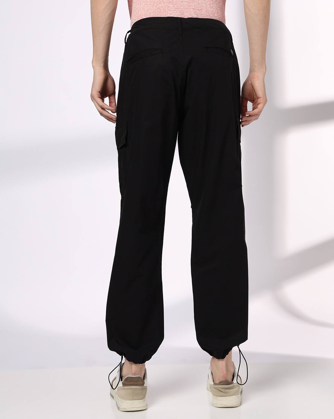 Men Loose Fit Cargo Trousers