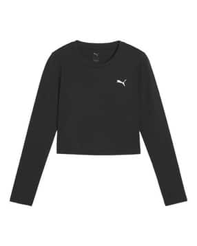 puma Women Essential Slim Fit Crew-Neck T-Shirt-picture-49
