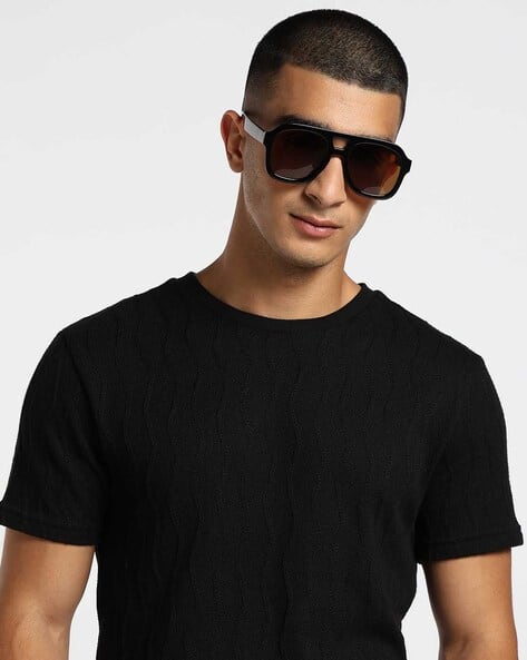 Altheory by AZORTE Oversized Polarised Sunglasses- TAW24ATEW009