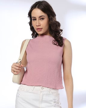 Buy RIO Women Regular Fit Boat-Neck Top Online | Ajio.com