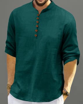 zbio Men Regular Fit Short Kurta-picture-11
