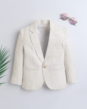 ministitch Boys Lapel Neck Full Length Sleeve Blazer-picture-36