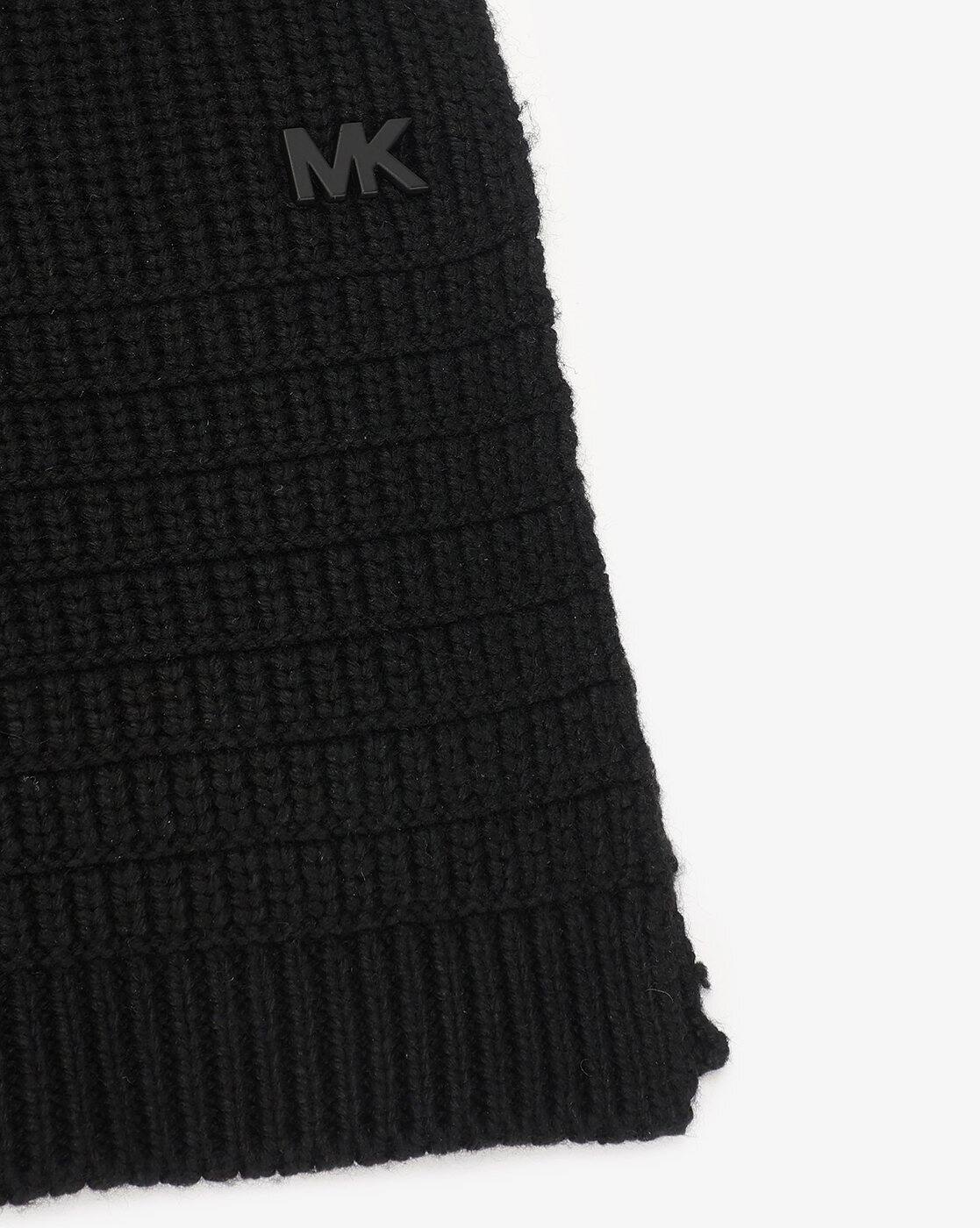 Buy Michael Kors Link Shaker Scarf Black Color Men AJIO LUXE