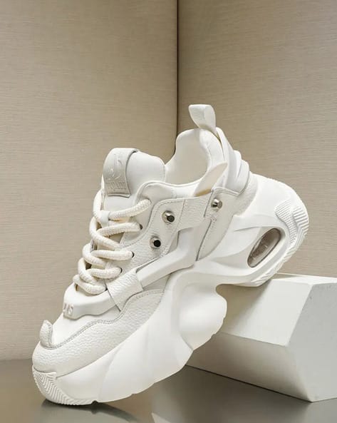 Buy White Sneakers for Men by LAYASA Online