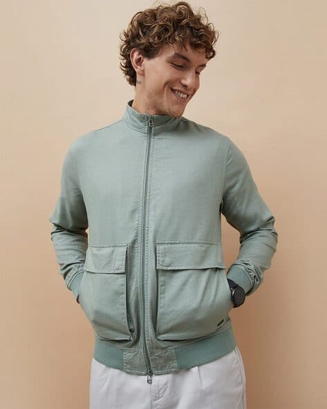 Men Regular Fit Cotton Jacket