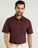 Men's Starry Shirt (chocolate brown) main image 1