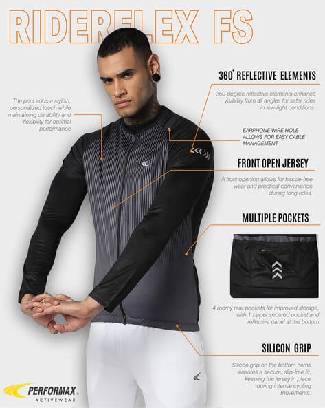 Buy Jet Black Tshirts for Men by PERFORMAX Online | Ajio.com