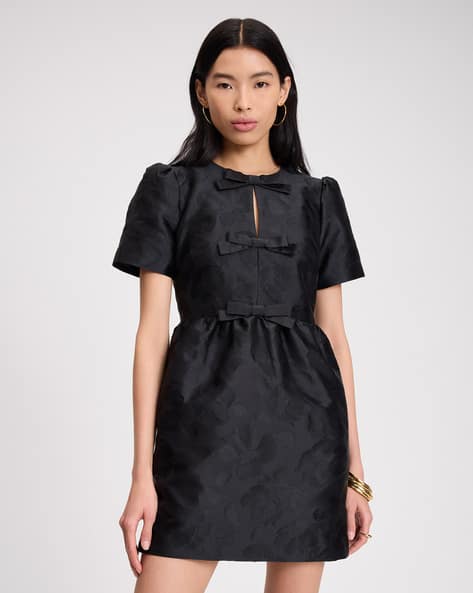 Buy KATE SPADE Spring Bouquet Bow Dress | Black Color Women | AJIO LUXE