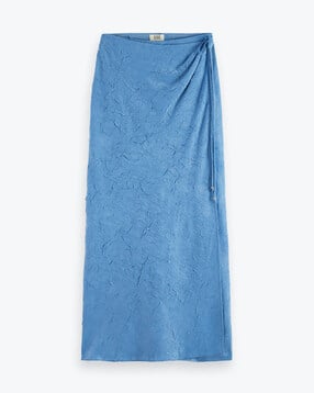 scotch & soda Crushed Satin Skirt-picture-46