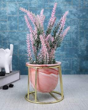 tayhaa 1 Pieces Lavender Artificial Plant With Pot-picture-24