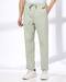 Men Regular Fit Chinos with Insert Pockets