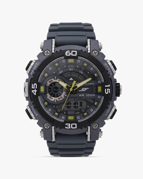 SONATA Men Water-Resistant Digital Watch-NT77070PP07