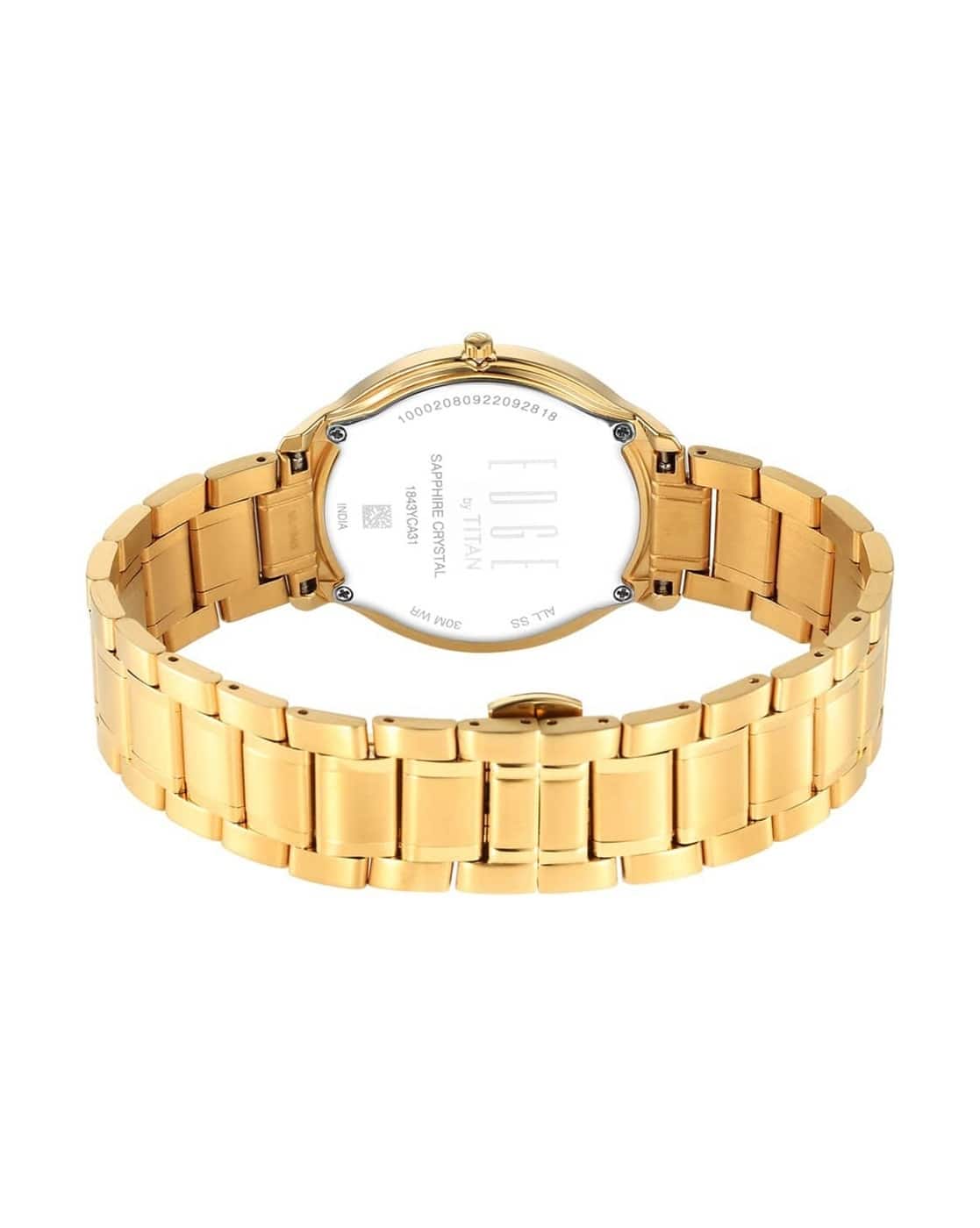 Buy TITAN Men Edge Water-Resistant Analogue Watch-NT1843YM02