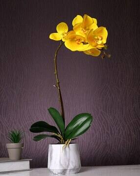 tayhaa 1 Pieces Orchid Artificial Plant With Pot-picture-30