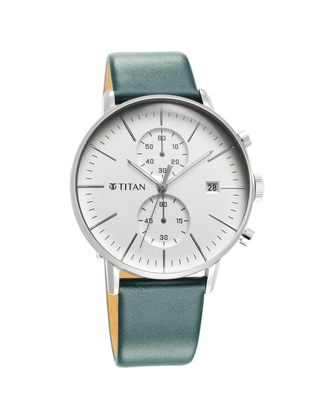 Men Water-Resistant Chronograph Watch-NT90146SL01