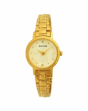 sonata Women Water-Resistant Analogue Watch-NT8096YM01-picture-19