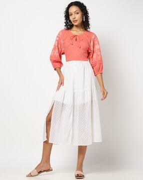 yousta Women Embroidered Relaxed Fit Top-picture-38