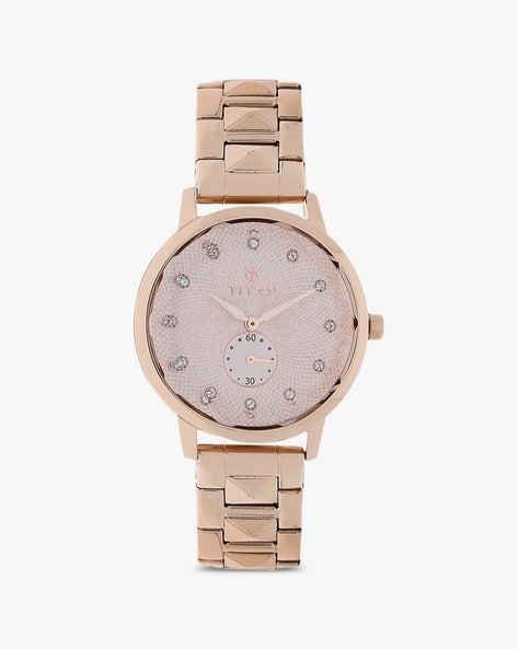 TITAN Women Water-Resistant Analogue Watch-NT95037WM01