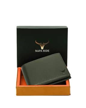 wildhorn Men Logo Embossed Bi-Fold Wallet-picture-26