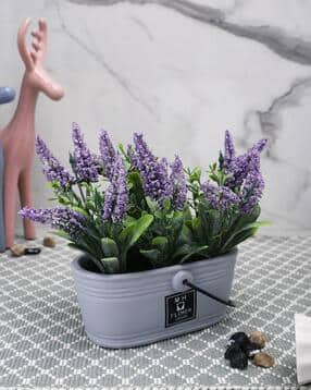 tayhaa Hanging Lavender Artificial Plant with Pot-picture-12