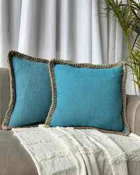 export house Pack of 5 Cushion Covers with Zip-Closure-picture-34