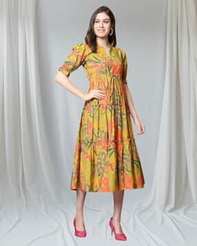 Women Floral Anarkali Kurta