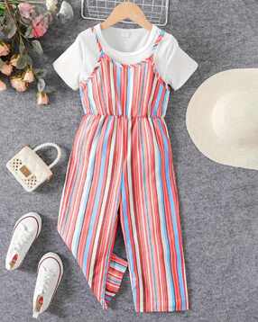 styleconnect Girls Striped Jumpsuit-picture-11