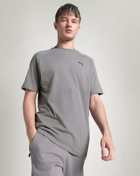 Men PumaTech Regular Fit Crew-Neck T-Shirt