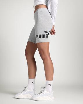 Women Logo Print 7" High-Rise Shorts-image-33