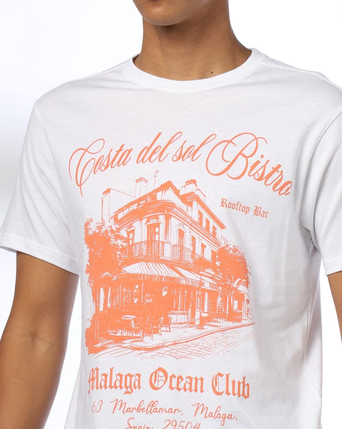 Buy White Tshirts for Men by DNMX Online | Ajio.com