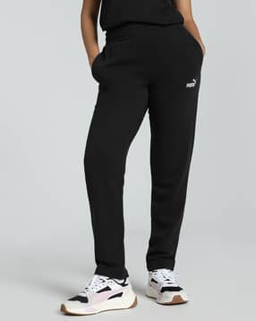 Women Straight Track Pants with Insert Pockets-image-28