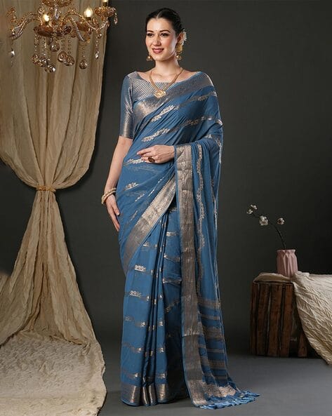 Ri-wah Women Georgette Traditional Saree      