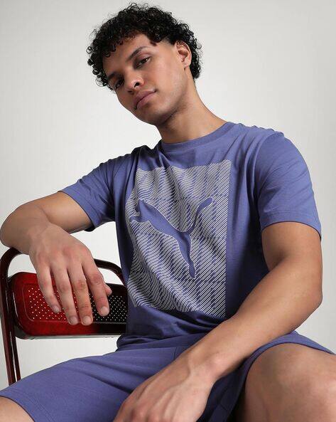 Puma Men Graphic Brand Wording T-Shirt
