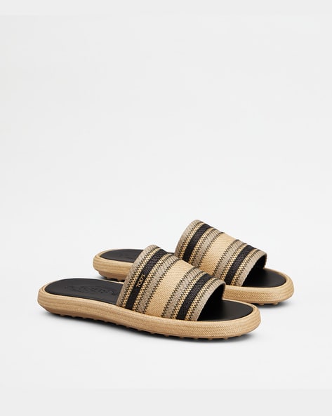70L Leather Slip-On Sandals