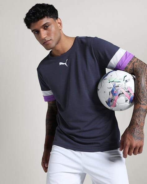 Puma Men Individualrise Slim Fit Crew-Neck Football Jersey