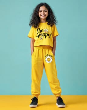 trampoline Girls Printed Pants with Top-picture-20