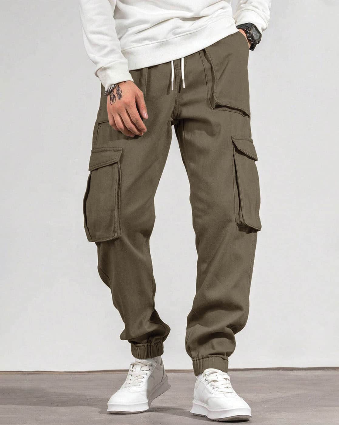 Pantalón Cargo Jean Cargo Homme Zara Buy Driftwood Trousers