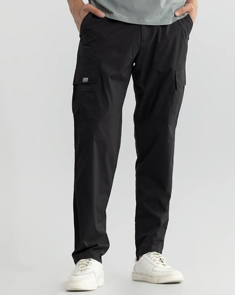 Buy Black Trousers Pants for Men by SNITCH Online