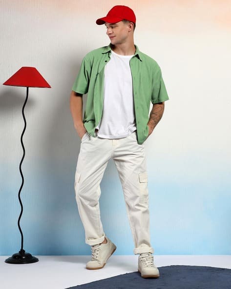KOTTY Men Low Rise Relaxed Clean Jeans